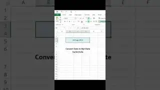 date conversion in excel |Date Field in Excel | Gregorian to Hijri |Convert date in Excel | 