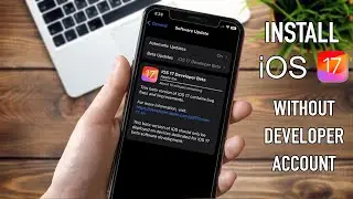 Download And Install iOS 17 Developer Beta WITHOUT Developer Account FREE !
