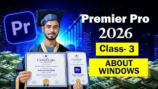 Premier Pro 2026 Class 3 | Source & Project Window | Premier Pro Video Editing 