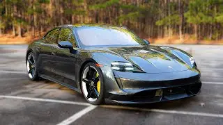 2022 Porsche Taycan Turbo S Launch Control (750hp) and Overview