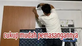 cara pasang wpc panel