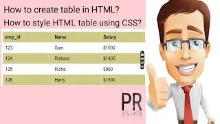 How to make HTML Table||2020||HTML|CSS