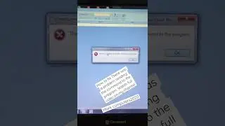 How There was a problem sending the command to the program.