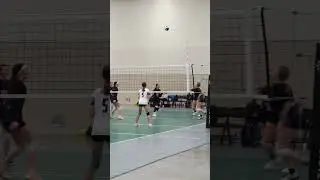 No Chance Getting Past a Tornado  #volleyball #ova