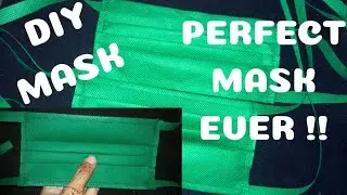 How to make a perfect mask at home | DIY homemade mask | Best sew from fabric cloth👌