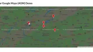 Angular Google Maps (AGM)