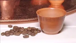 Traditional Crimean Tatar coffee cups filjan made in Crimea