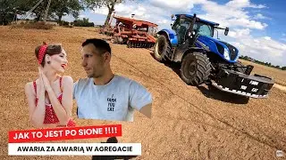 Siew  30 ha rzepaku LG Arnold oraz Rapool Duke. Problemy ogarniamy w 5 min.
