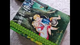 (SOLD) Hansel & Gretel altered little golden book junk journal