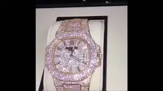 Fully Iced Out Patek Philippe / bust down fully flodded Patek Philippe / Iced Out Watches iced out