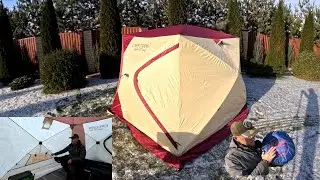 Зимняя палатка для рыбалки! Что меня УДИВИЛО про Спальник MedNovtex  25 Экстрим!