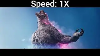 Godzilla Roar 999x Speed