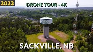 🌅 Stunning 4K Drone Tour of Sackville, New Brunswick - Hidden Gem in the Maritimes! 🚁