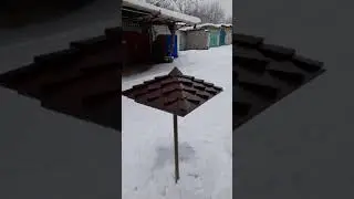 Колпак на забор из чешуи .Ставрополь .