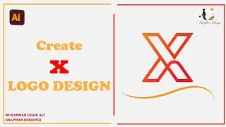 X Logo Design in Adobe illustrator tutorial | professional X Logo| #illustrator #how #adobe