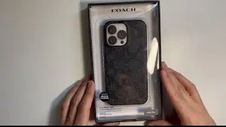 Unboxing FUNDA COACH IPHONE 13 pro 2022