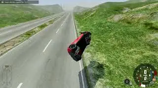 Test drive on the bridge BeamNG Drive