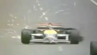 Nigel Mansell tyre failure-1986 Australian Grand Prix