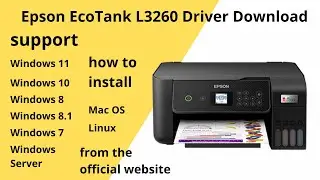 Epson EcoTank L3260 Driver Download and Setup Windows 11 Windows 10,Mac 13, Mac 12, Mac 11