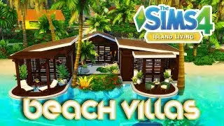 The Sims 4 Island Living 🌞 Speed Build 🌞 Modern Beach Villas // FIRST LOOK