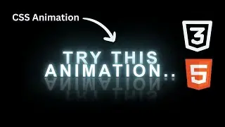 CSS Animation Glowing Tube light Text Animation Effects Using Only HTML and CSS