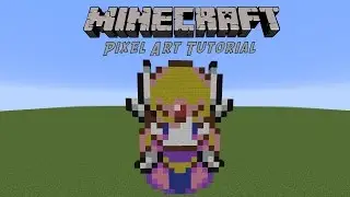 Minecraft Pixel Art Tutorial: Princess Zelda (Legend Of Zelda)