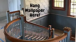 Hang Wallpaper in a Stairwell - Spencer Colgan