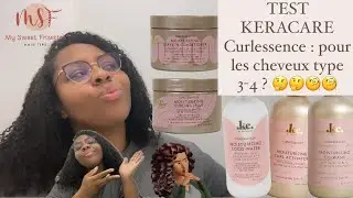TEST CURLESSENCE DE KERACARE: définit les cheveux frisés/crépus ??