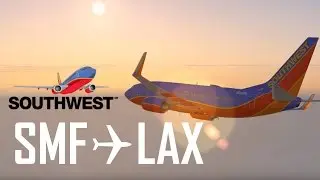 [FSX] SWA312 Sacramento to LA | PMDG NGX