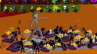 Stick war lagency game || miner Army mine gold