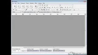Recording your voice with a Microphone with Audacity sound editor software