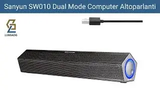 Sanyun SW010 Dual Mode Computer Altoparlanti, 8W Connessione USB
