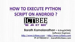 How to execute python script on android ?