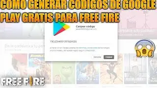 Como Generar CODIGOS De GOOGLE PLAY 2019 PARA DIAMANTES *GRATIS* EN FREE FIRE (Método Actualizado)