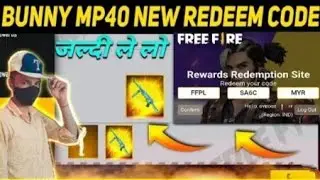 bunny mp40 redeem code || FREE FIRE REDEEM CODE | Bunny mp40 Skin Redeem Code 