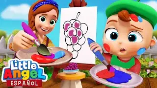 Mezclar colores con Bebé Juan | Canciones Infantiles de Bebé Juan | Little Angel Español