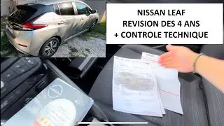 Nissan Leaf Révision des 4 ans + Contrôle technique + rappel constructeur