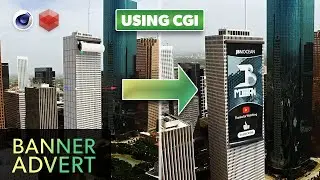 c4d Tutorial - Make a Banner Unroll CGI Ad in Cinema 4D [C4D & After Effects]