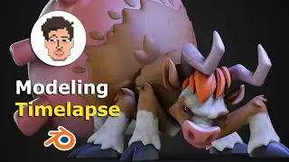 Blender 2.9 Character Creation - Timelapse