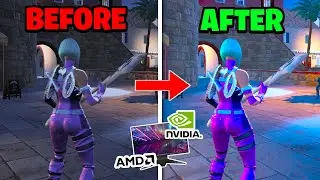 BEST COLOR Settings In FORTNITE Chapter 5 + Best Settings for Fortnite! (AMD+NVIDIA+CONSOLE)