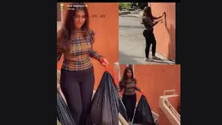 روئ بنت هند القحطاني ومشكلتها مع اخوها (رمي القمامه🤦🏻‍♀️)
