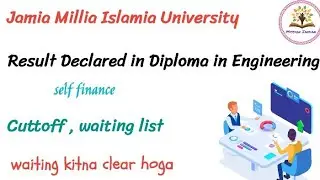 5th list Diploma in Engineering result declared, cutoff,list kitna aayega.#jmi