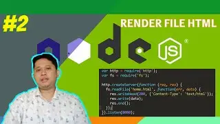 #2 Belajar Render file HTML ke dalam server Node JS