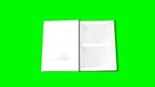 4K Opening Wedding Album Green Screen Footage. Free Video Background.