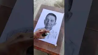 ito ang ginagawa ko kapag tapos na ang drawing #charcoalartist