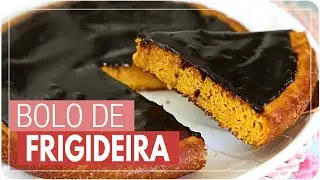 BOLO DE CENOURA NA FRIGIDEIRA PRONTO EM 10 MINUTOS | Mamãe Vida Saudável # 305