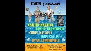 CK3 & Friends (The CKQuin!) - 7/23/22 - Blues On The Beach - Stratford CT - 1 of 3