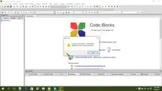 ERROR 'couldn't save project 