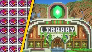 I Built a Library for Every Enchantment in Minecraft!