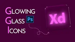 How to create glowing glass icons in Photoshop | Graphic Skills Academy